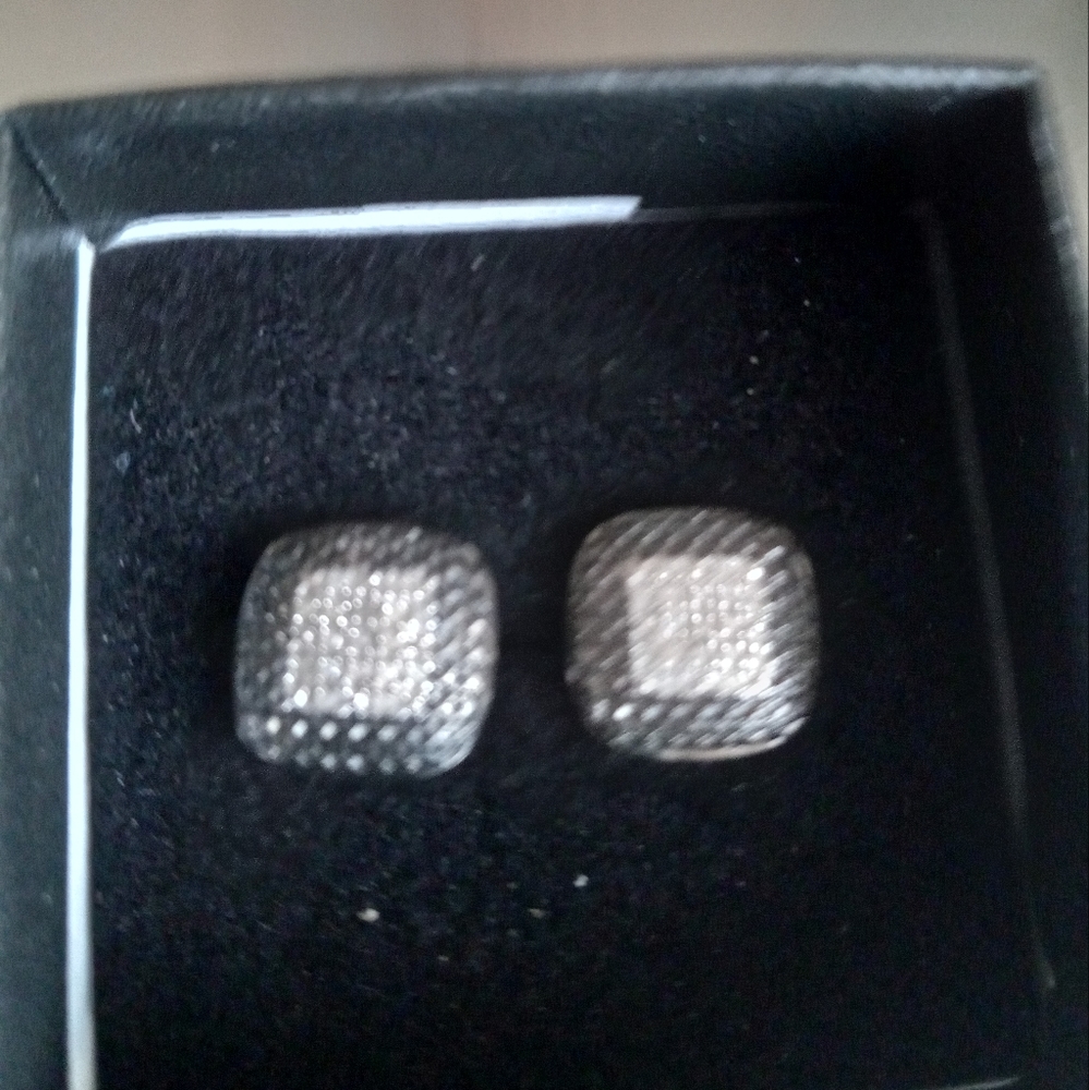 Designer Earrings 14k over sterling silver